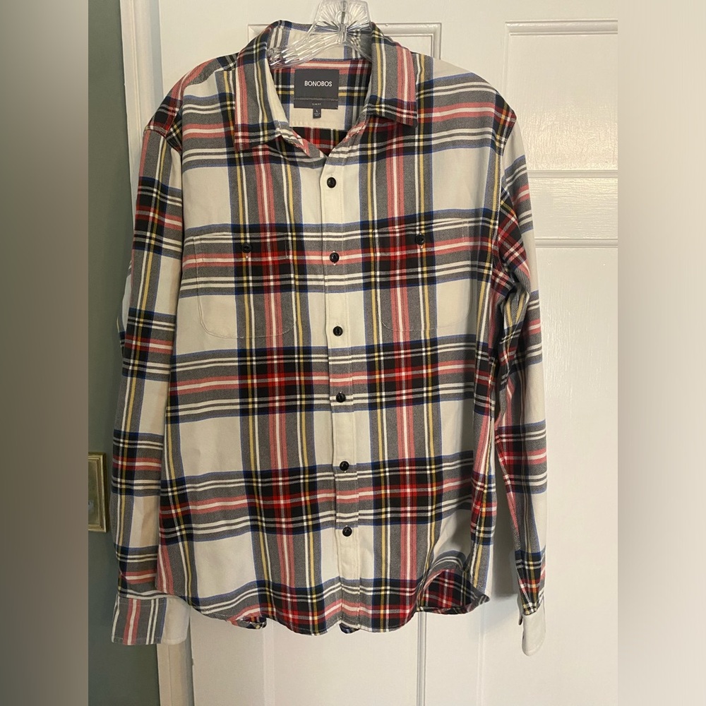 Bonobos slim fit flannel size L